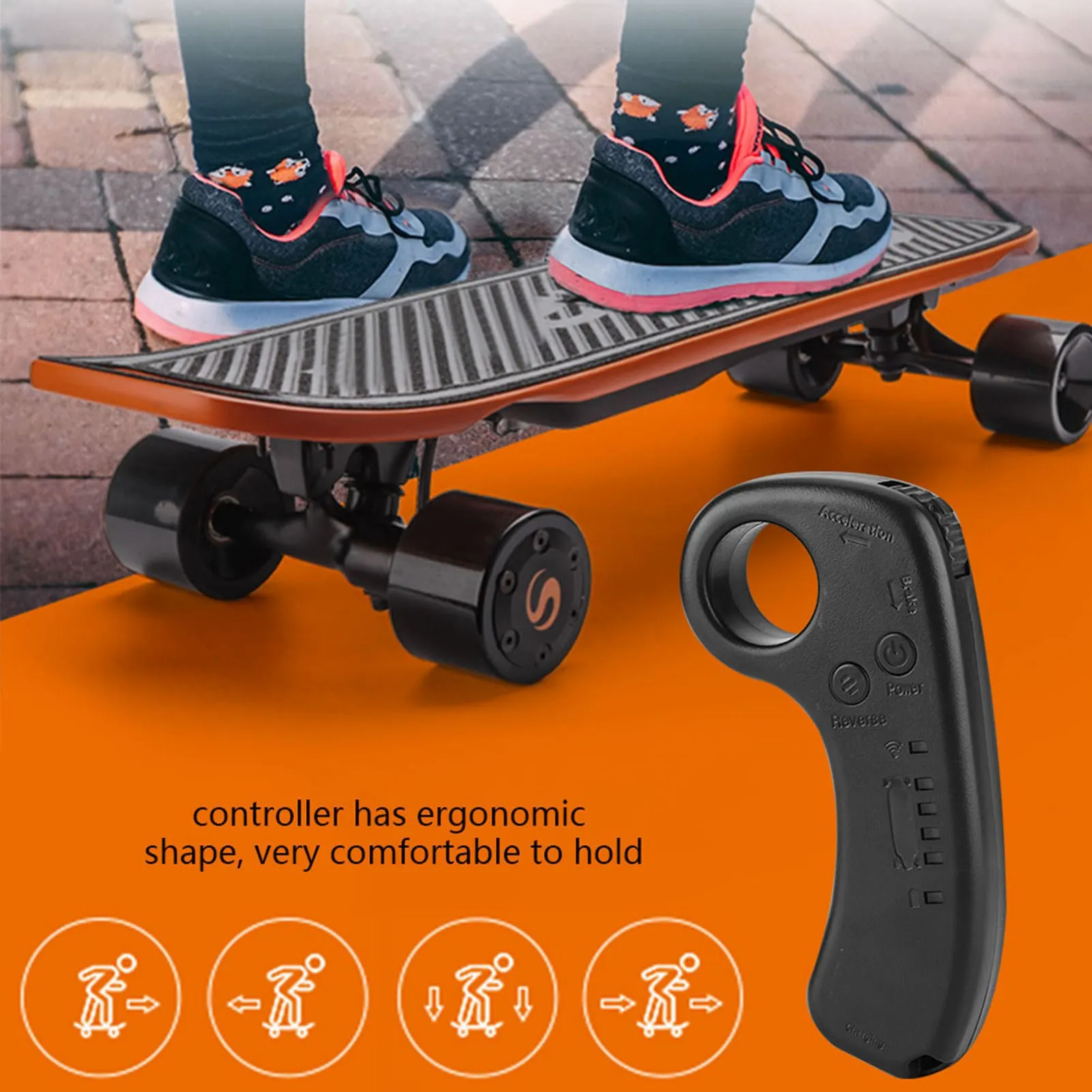 

Electric Skateboard Longboard Dual Drive ESC Substitute Control Mainboard with Remote Skateboard Controller ESC