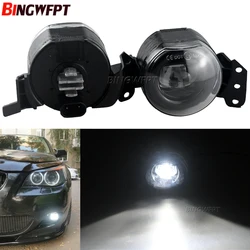 2x Front Bumper LED Fog Lamp Light Assembly For BMW E60 E61 525i 530i 550i E46 E90 E91 E92 325Ci 330Ci 63176910792 63176910791