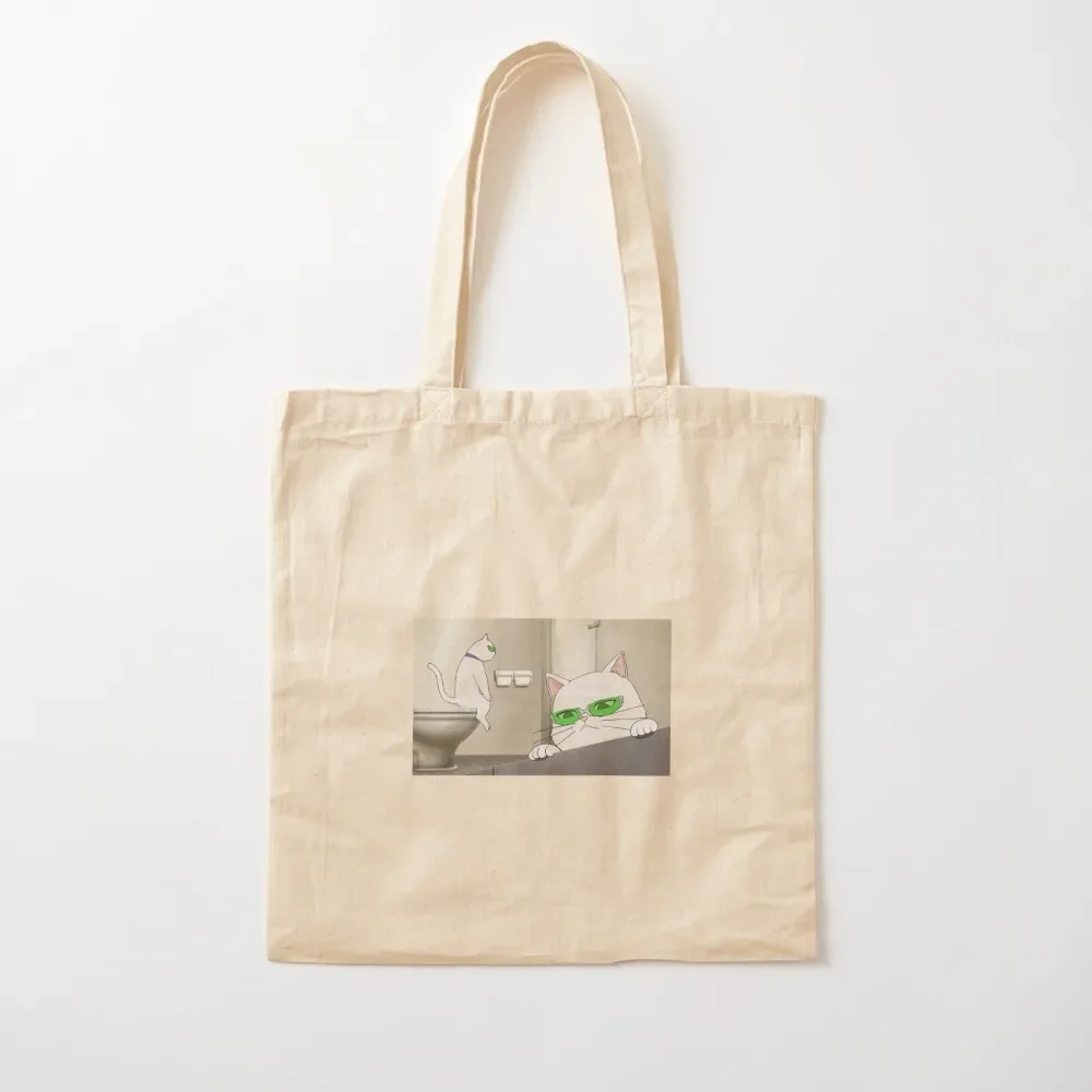 

saiki k cat Tote Bag Shopper large size bags Tote Bag