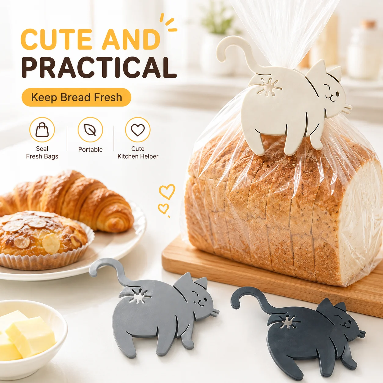 Kitchen Gadgets Novelty - Clip per Pane a Forma di
