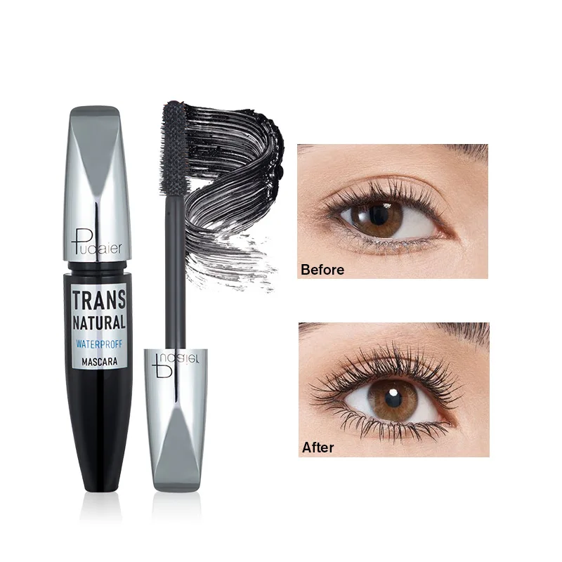3D Silk Fiber Lash Mascara Lengthening Waterproof Eyelashes Eye 4D Mascara Black Extra Volume With Brush Makeup Tool Cosmetics