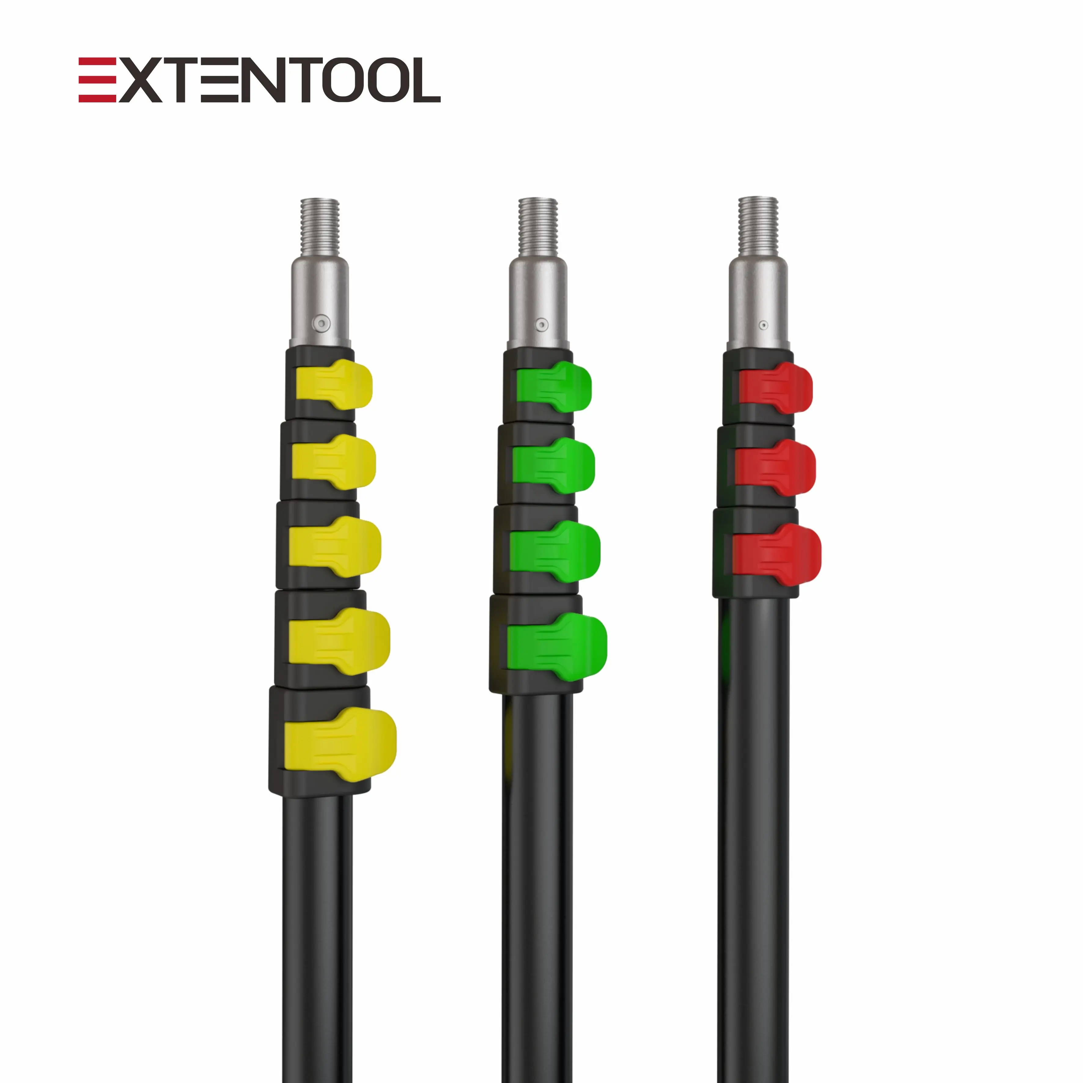 Extentool 2024 New design handle telescoping measuring stick pressure washer extension pole