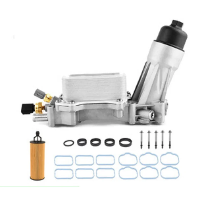 Oil Filter Adapter Housing Engine For Jeep Dodge Chrysler Ram 3.6L V6 Oil Cooler Kits 68105583AE 68105583AF 68105583AA 926-959