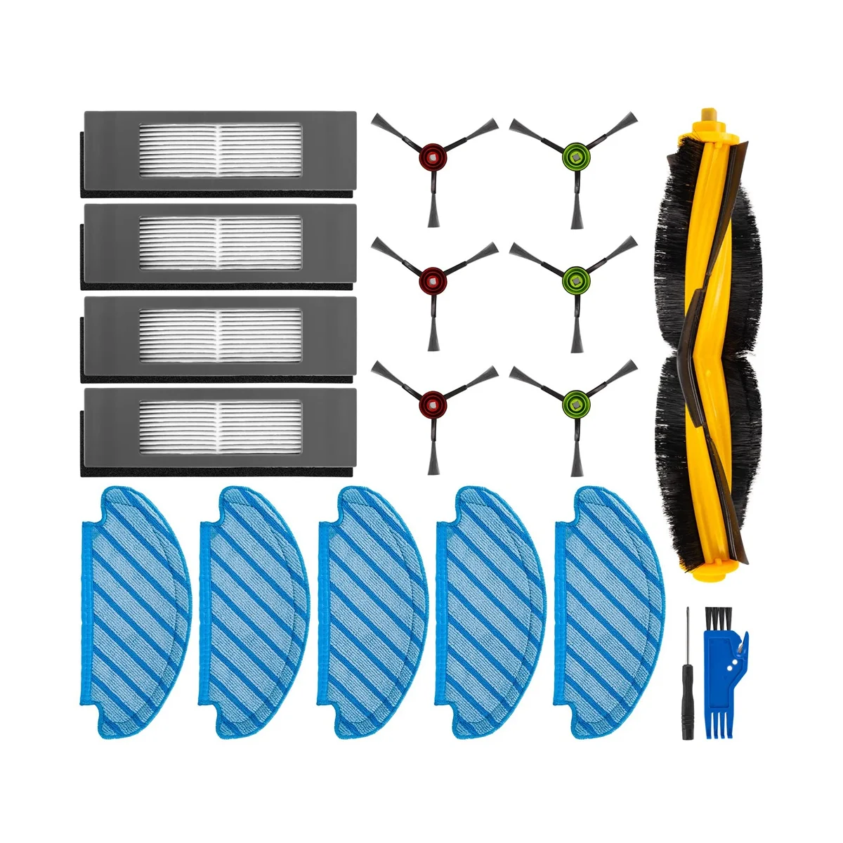 Аксессуары для подметальных машин для DEEBOT T8 T8 T8 MAX N8 Pro N8 Pro + T9/Max, запасные части для робота-пылесоса