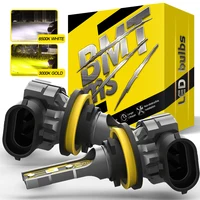 BMTxms 2 uds 12000LM H11 H8 luz antiniebla LED bombilla Canbus H10 H27 880 881 LED DRL 9005 HB3 9006 HB4 lámpara de conducción de coche blanco amarillo E2