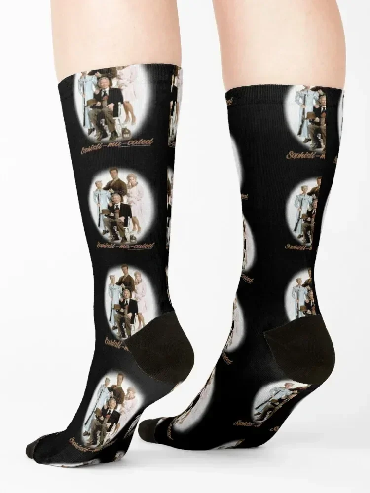 BEVERLY HILLBILLIES SOPHISTIMACATED Calcetines Crossfit cool estética golf Hombre Calcetines Mujer