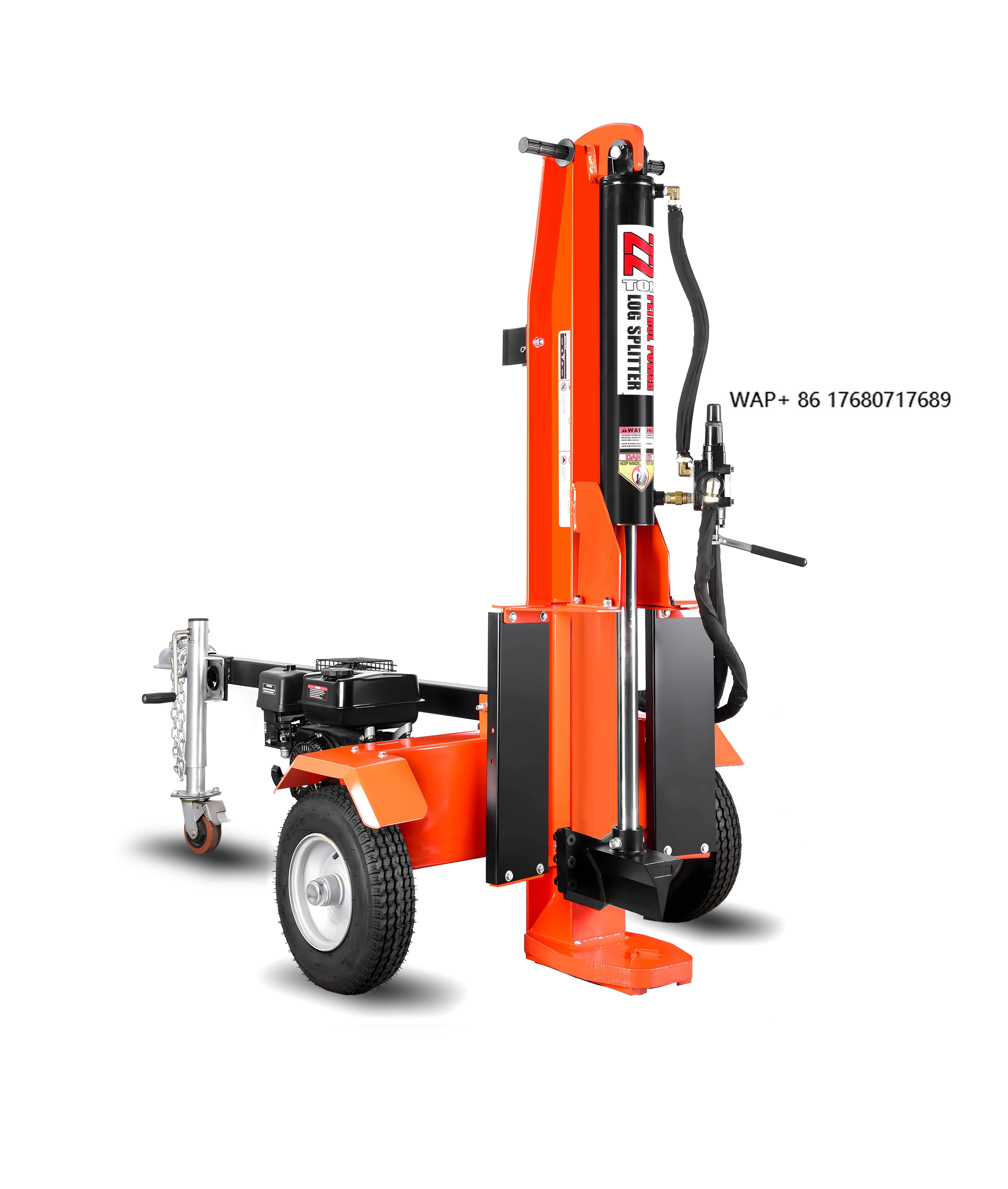 TUV CE Approval 7HP Engine 22Ton Hydraulic Wood Log Splitter Professional  Hydraulic Fast Splitting Log Splitter