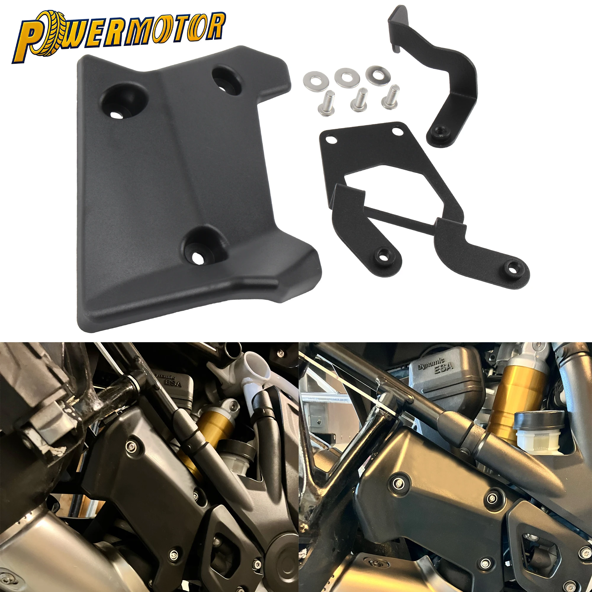 

Motorcycle Exhaust Flap Control Cover Upper Frame Middle Side Panel For BMW R1250GS Adventure R1200GS LC Adv R1250 R1200 GS