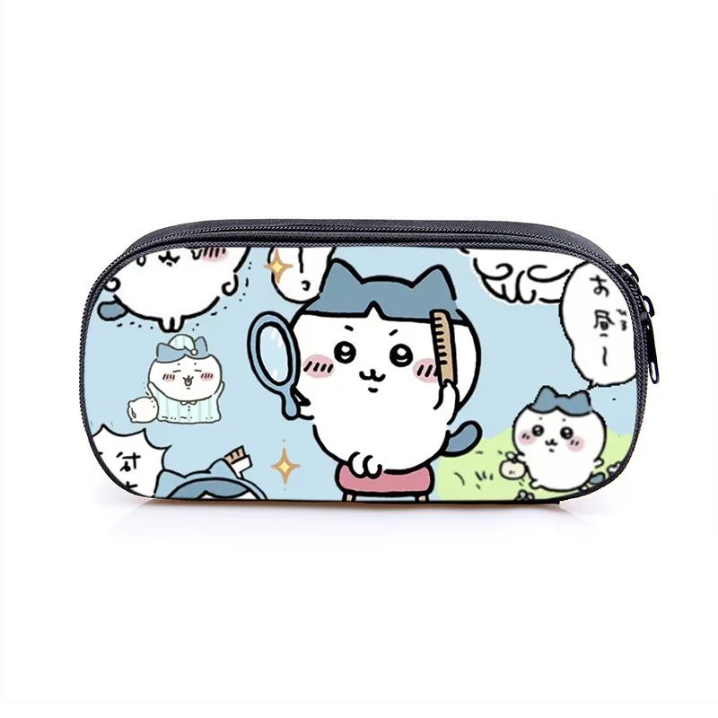 Chiikawa New Model Cartoon Pencil Case Student Large Capacity Storage Pencil Case Multi-Functional Stratification Stationery Sto