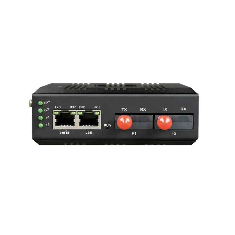 Trilho industrial 16 canais DI/DO/AI/AO Fibra Óptica Modbus TCP RS485 RTU Porta Serial RTU