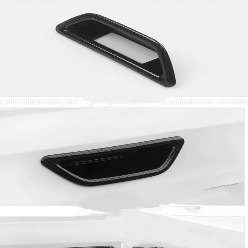 For Nissan X-Trail Xtrail Rogue T32 2014-2016--2020-2021Car Tailgate Bowl Decoration Carbon Fiber Pattern Cover Car Accessories