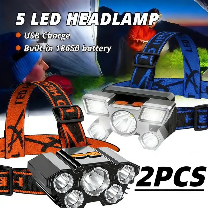 

Powerful Rechargeable Head Flashlight for Fishing Led Headlamp Nitecore Camping Headlights Hunting Torch Hiking Front Lanterns