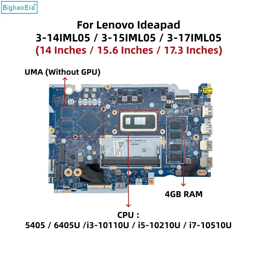 nm-c781-for-lenovo-3-14iml05-3-15iml05-3-17iml05-laptop-motherboard-with-5205u-6405u-i3-10110u-i5-10210u-i7-10510u-cpu-4gb-ram