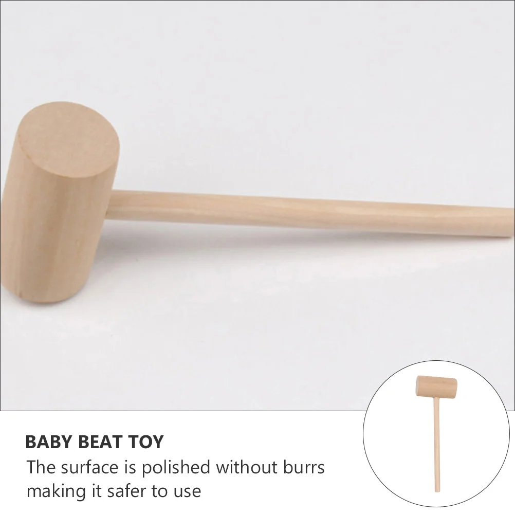 20 stuks mini houten hamers massief hamer thuis restaurant keuken helper baby spiertraining hamer educatieve houten hamer