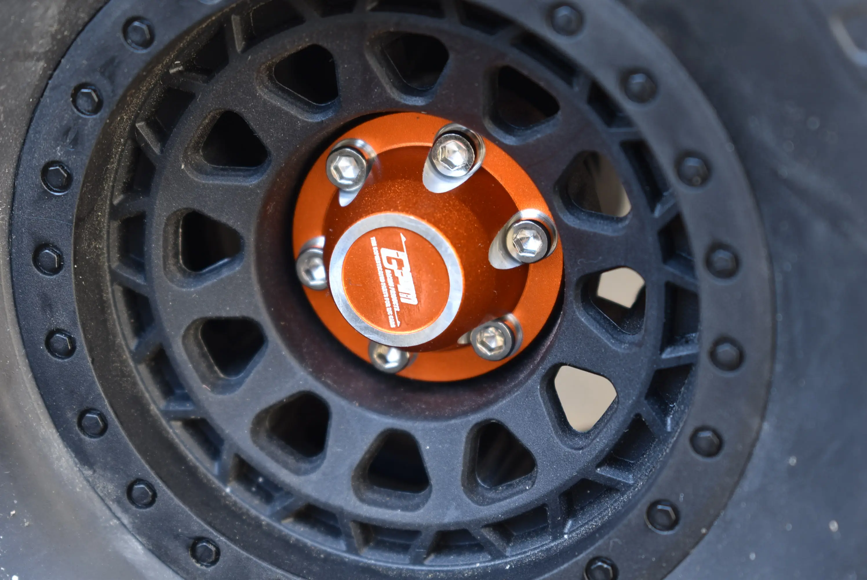 

GPM AXIAL SCX6 Jeep Jlu Trial Honcho For Aluminum Silver Inlay Design Wheel Lock