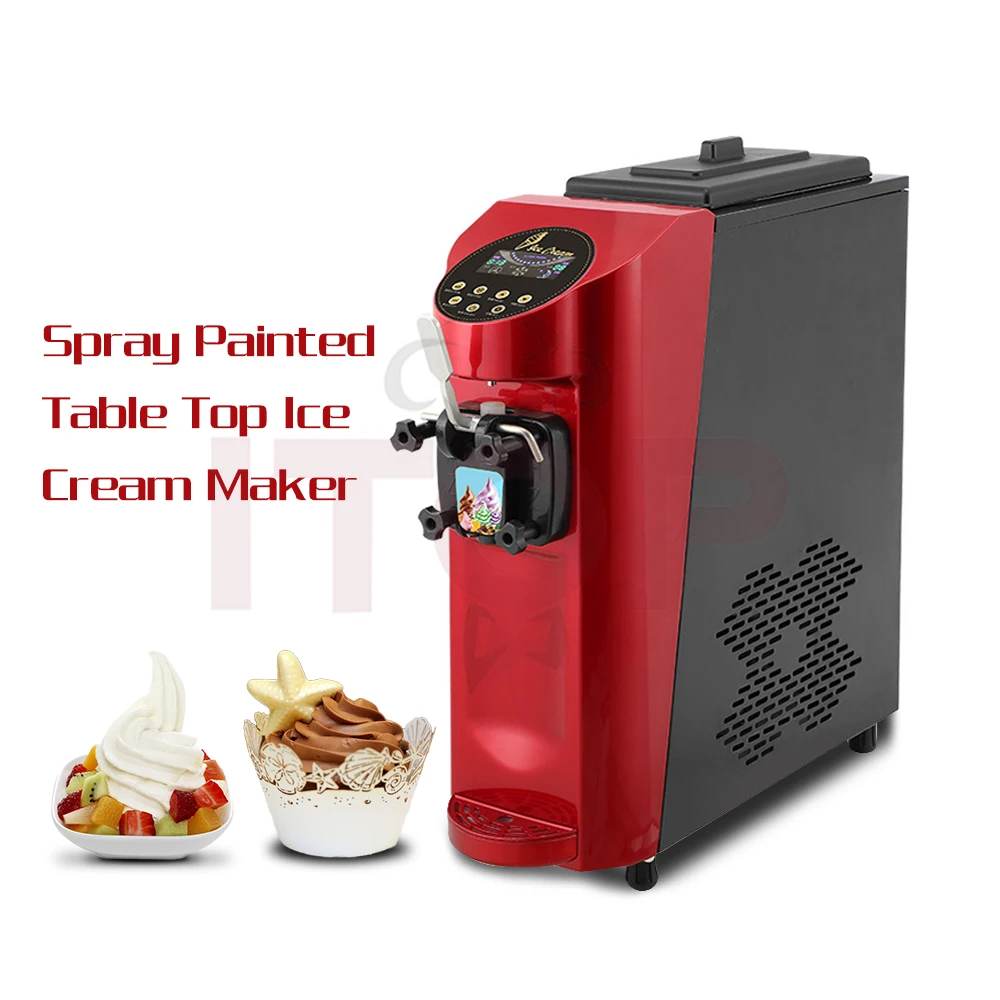 50% de descuento en máquina comercial De helados Soft Serve - Máquina De helados profesional De 220 V/50-60 Hz para cafeterías, Maquina De Helados