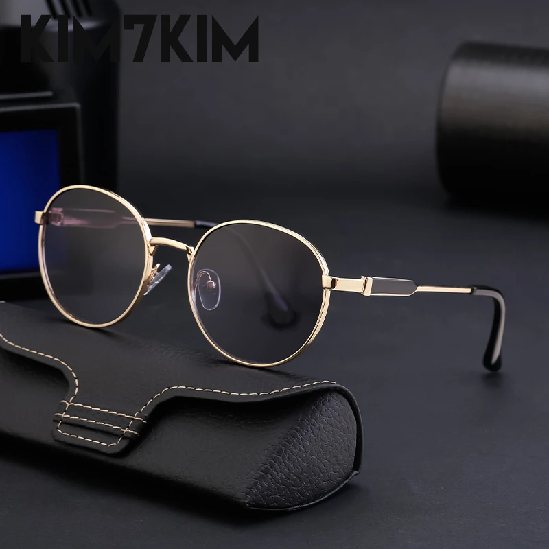 

Vintage Round Metal Frame Sunglasses For Men Women Trendy Luxury Brand Designer Goggle Eyewear 2025 Sun Glasses Lenses Eyepiece