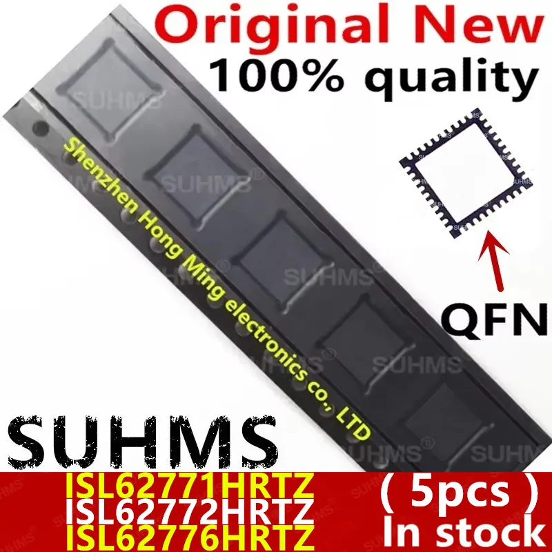 

(5 шт.) 100% новый ISL62771HRTZ ISL62771 62771 ISL62772HRTZ ISL62772 62772 ISL62776HRTZ ISL62776 62776 QFN-40 чипсет
