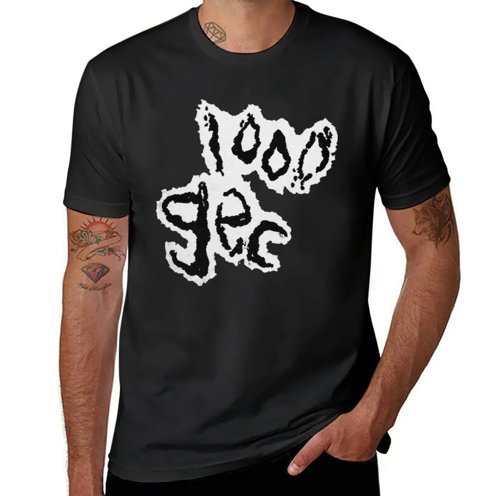 100 gecs logo (1000 gecs) T-Shirt funnys graphics Men's t-shirts