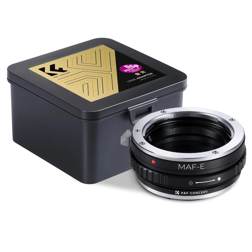 Imagem -03 - Concept Lens Mount Anel Adaptador Minoltaaf-nex Maf Sony e A5000 A6000 A6400 Câmera k & f