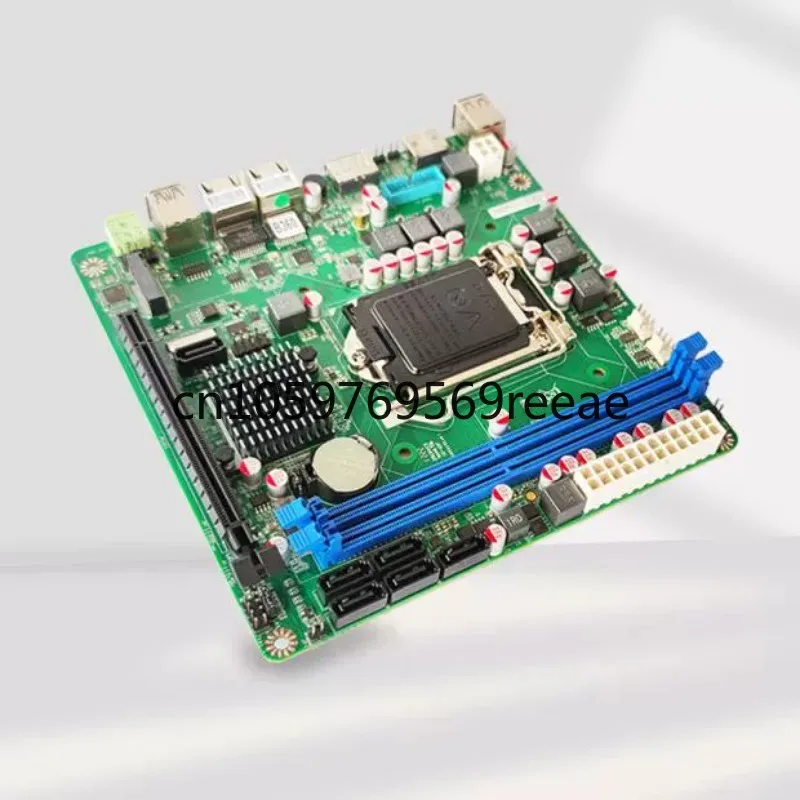 Itx B360 Qunhui Nas Soft Routing Industrial Control Mainboard 6 Sata Dual 2.5G Network Ports 2 M.2