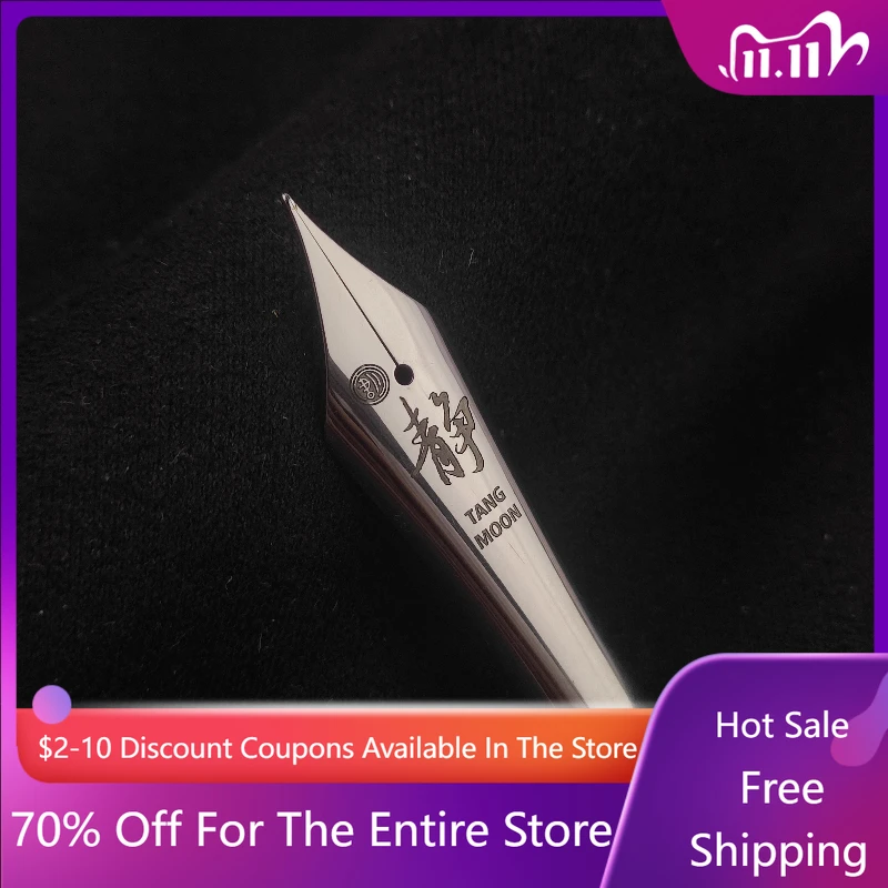 

TANYEU Luxury No.6 14K Коллекция перьевых ручек Длинный нож Золотой наконечник 0,38 0,5 EF F B Наконечник Офис Школа Письменная подарочная ручка