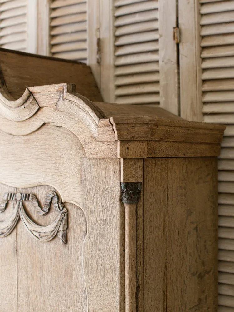 Furniture Solid wood carving flower wardrobe, decorative cabinets Side cabinets Lockers
