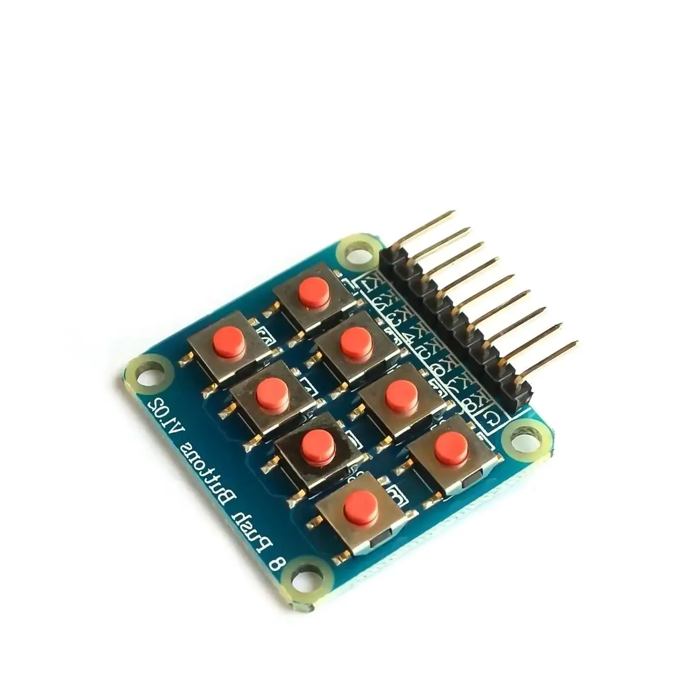 2x4- Keypad- 4x2 Keypad 8 Push Buttons V1.00 Key Board Matrix Keyboard Button for Arduino AVR PIC 2*4 Module AVR PIC