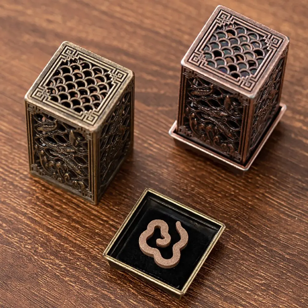 New Chinese Style Incense Burner Good Symbolism Vertical Incense Holder Zinc Alloy Accessories Indoor Aromatherapy