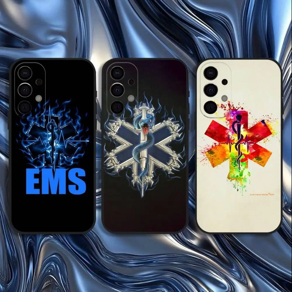 

EMT EMS Medical Rescue Phone Case For Samsung S25,S24,S21,S22,S23,S30,Ultra,S20,Plus,Fe,Lite,5G Black Cover