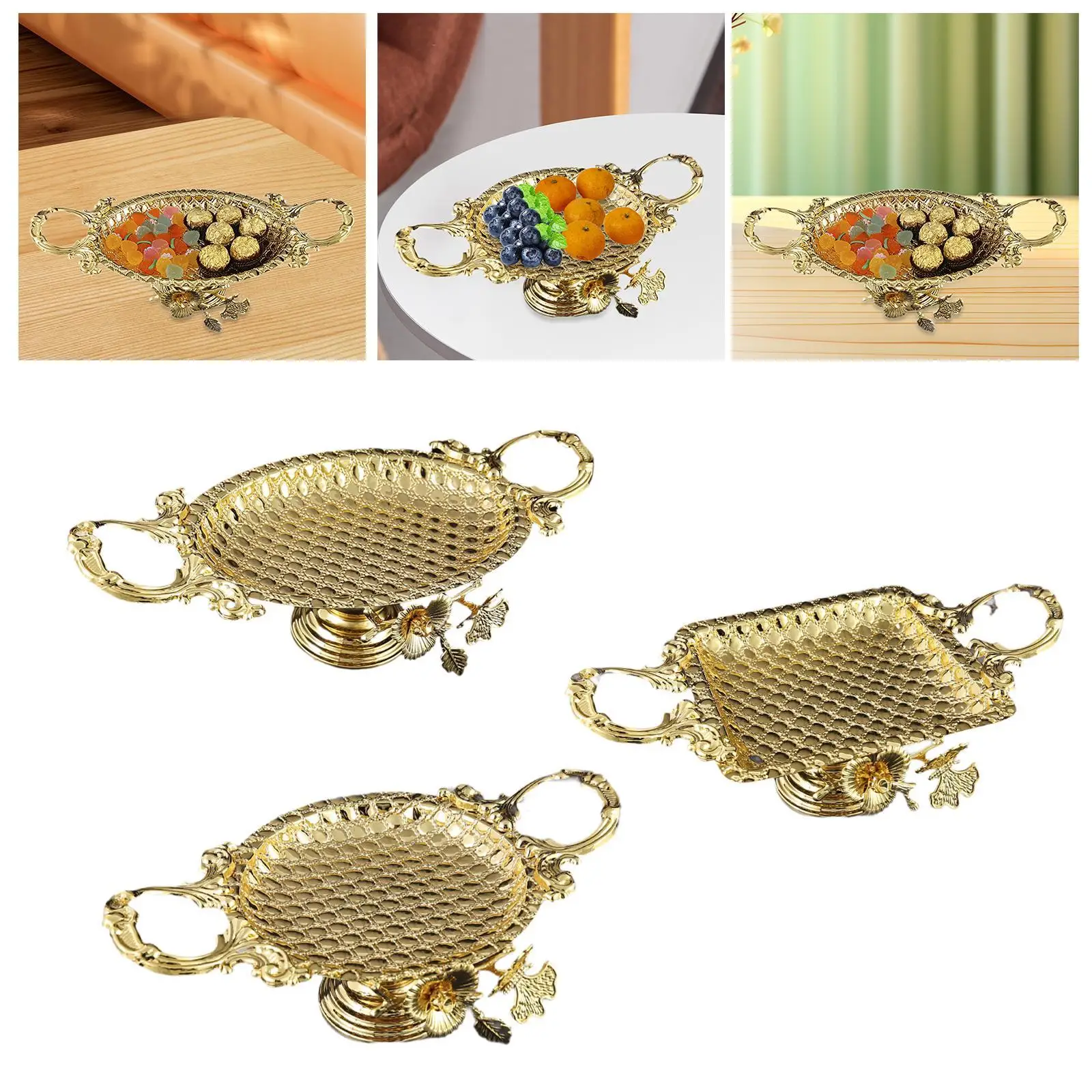 

Serving Tray Multipurpose Coffee Tea Tray for Parties Weddings Countertop