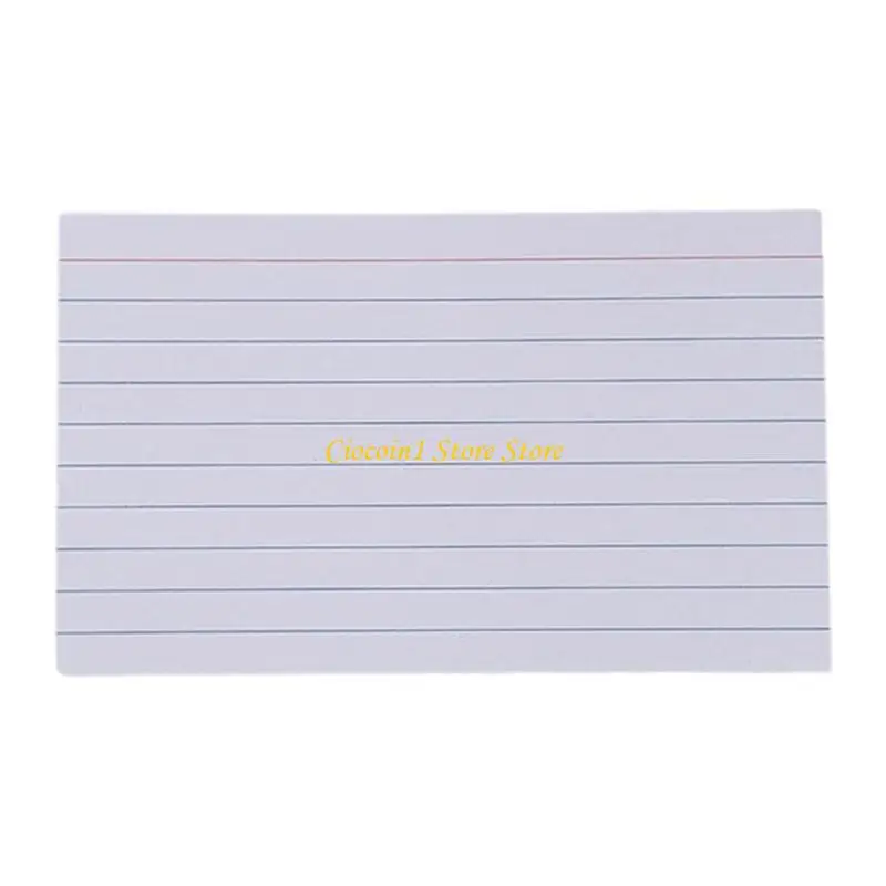 A3PC 50 Sheets Notecards 3x5Inch Colorful Indexcard Wide Lined Study Card Note Card Ruled Vocabulary Card for Office School