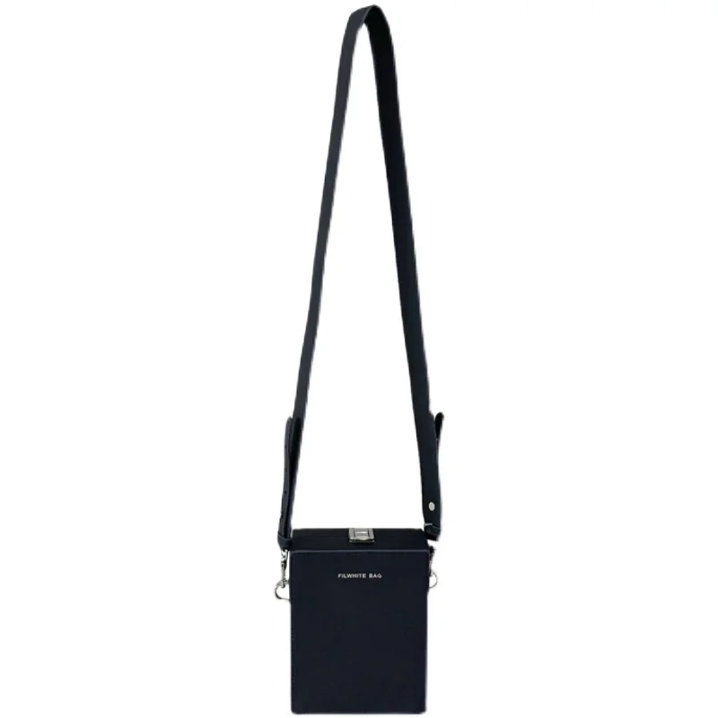 Designer Luxury Small Square Shoulder Bag Casual Suitcase Shape Crossbody Bag for Man Pu Leather Messenger Bag Purses Satchels