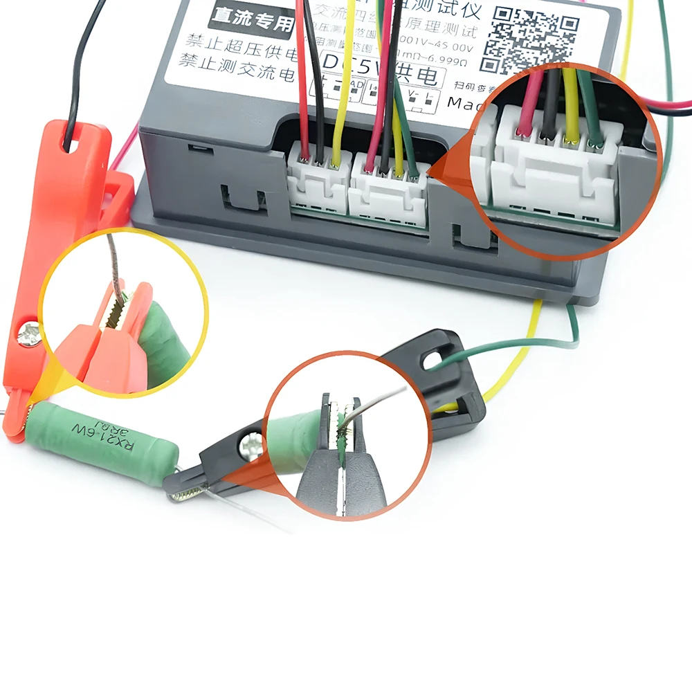 TS607 Batterie-Innenwiderstandstester 60V 4-Draht-AC-Methode mit 99-Datenprotokollierung und einstellbarer Standby-Zeit für Maker-Tests – Detail 5