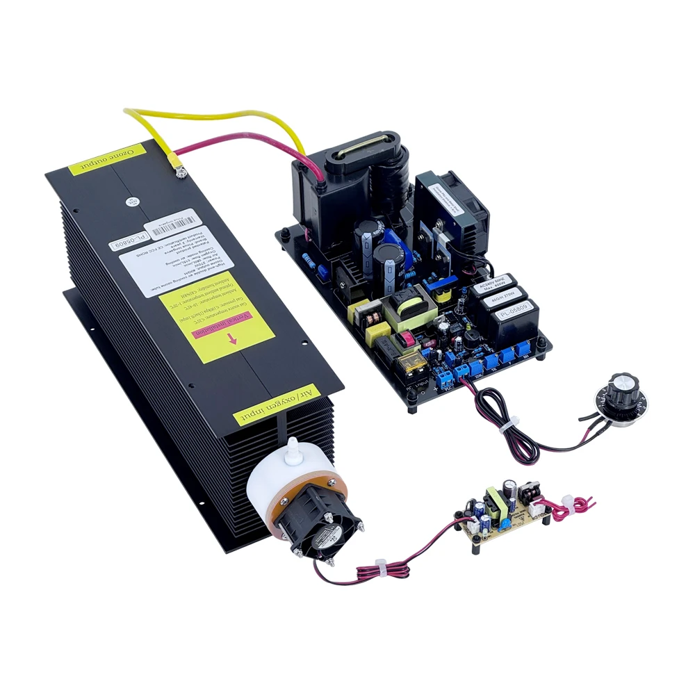 CE FCC ROHS 40 جرام/ساعة قابل للتعديل أنبوب الكوارتز مجموعة مولد الأوزون أجزاء مولد الأوزون الصناعية المحمولة