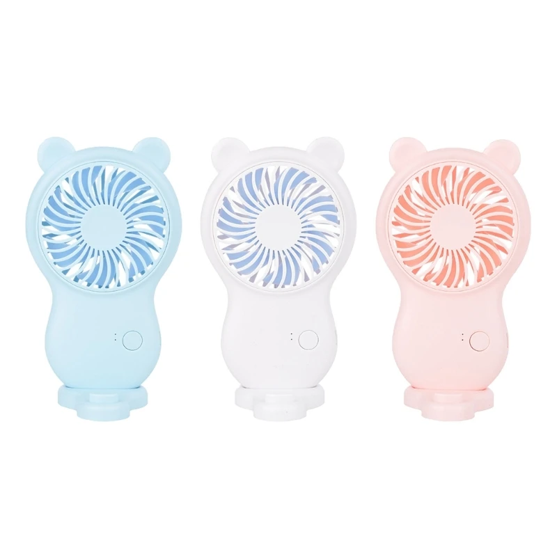 Easy to Use Handheld Cooling Fan Cartoon Fan ABS Pocket Fan Suitable for Kids