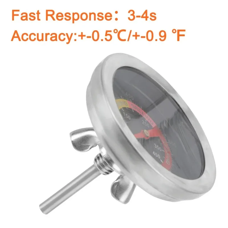 Digitales Sofortlese-Küchenthermometer 0-400 ℃ Für Backen, Kochen, BBQ, Smoker Grill - Temperaturanzeige für die Heimküche – Detail 5