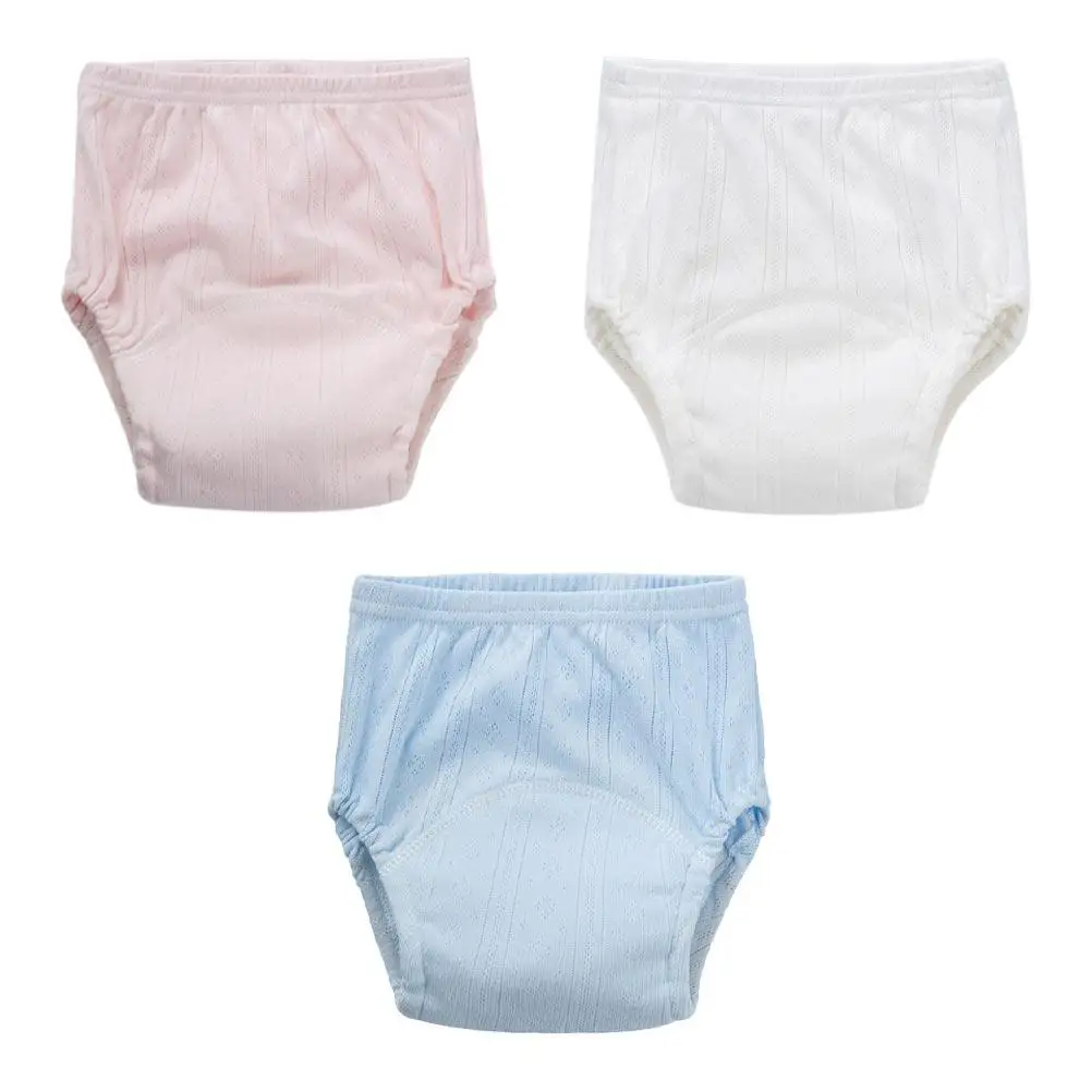 3 Pcs Potty Training Pants Reusable Diaper Nappy Baby Underwear Toilet Briefs for Boys Toddler Newborn