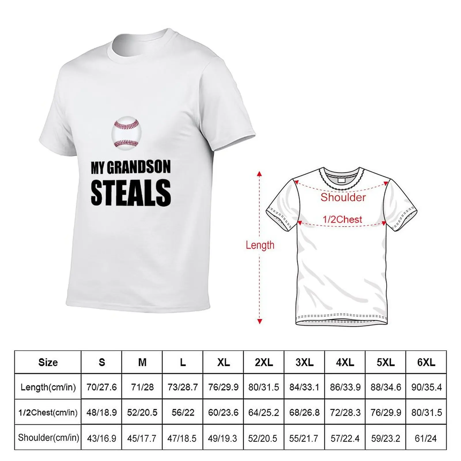 Grandson Steals Baseball T-Shirt new gifts and t-shirts vintage t shirts oversized t shirt men