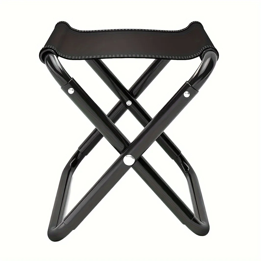 Portable Ultralight Foldable Stool, Stainless Steel Folding Chair With Bag, For Outdoor Fishing Camping, Mountaineering