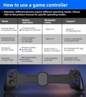 D11 Stretchable Game Controller Hall Trigger Supports Android Phone/Switch/PC/iOS/ Streaming Controller 5