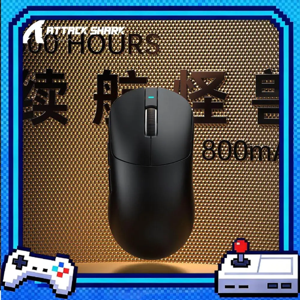ATTACK SHARK X8 Ultimate Mouse Tri-mode Wireless BT 2.4GHz Wirelss 8K Polling Rate 55g PAW3950MAX Sensor 42000 DPI Gaming Mouse