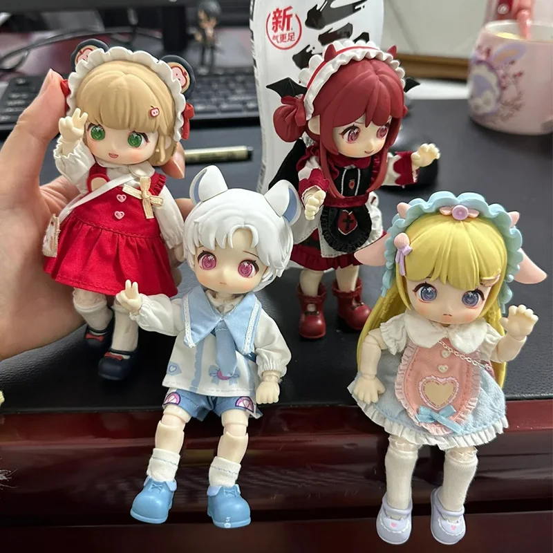 Nagi 2 Exchange Student Blind Box Kawaii Mjd Surprise Bag Movable Model Doll Toy 1/12 Anime Figure Desktop Decor Gift Girl Toys