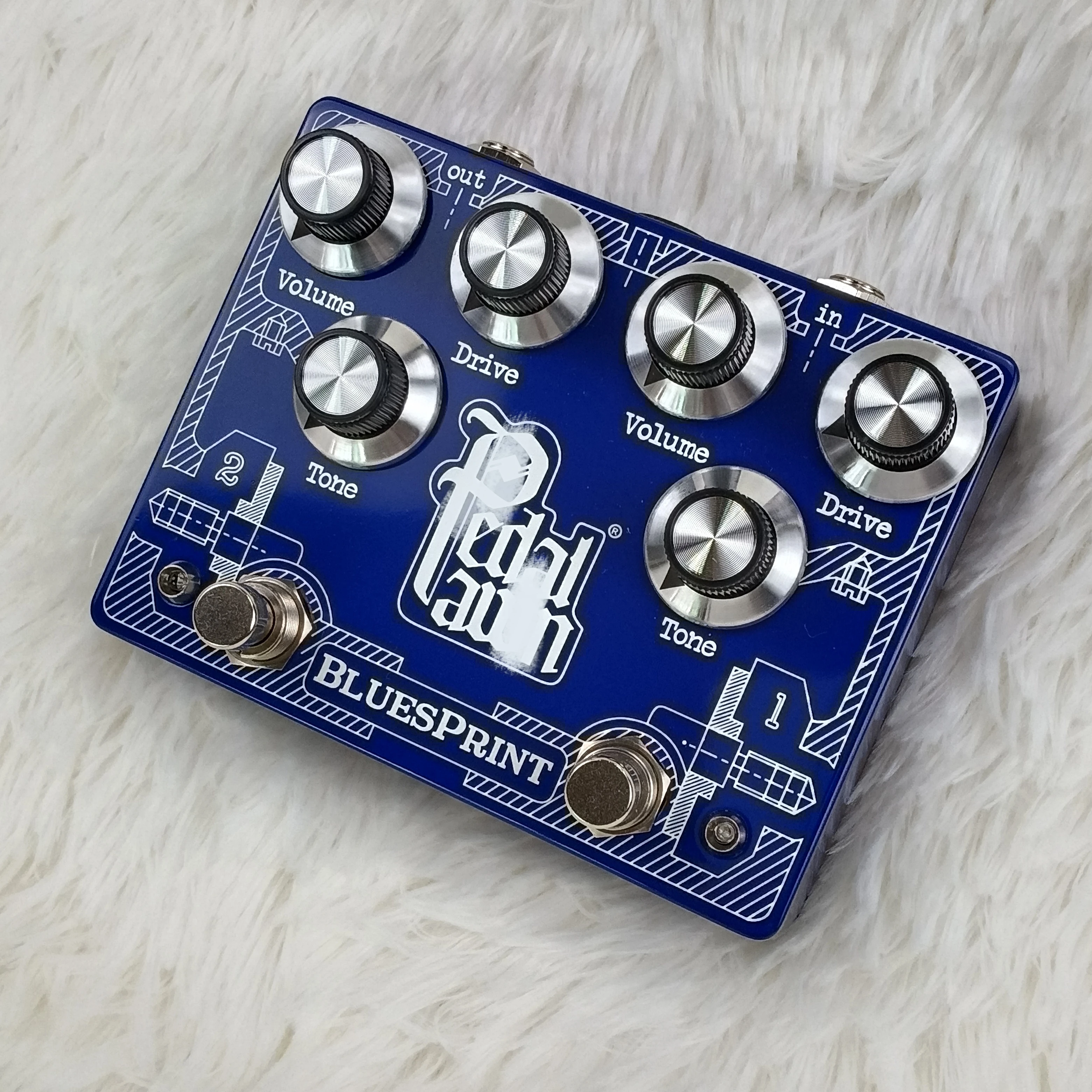 Zvex Bluesprint  Overdrive Distortion Guitar Pedal