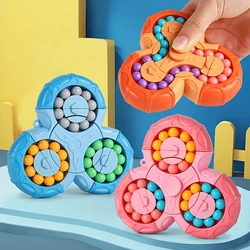 Six-sided Rotating Magical Bean Cube Fingertip Toy Brain Teaser Game Educational Stress Relief children's toy gift