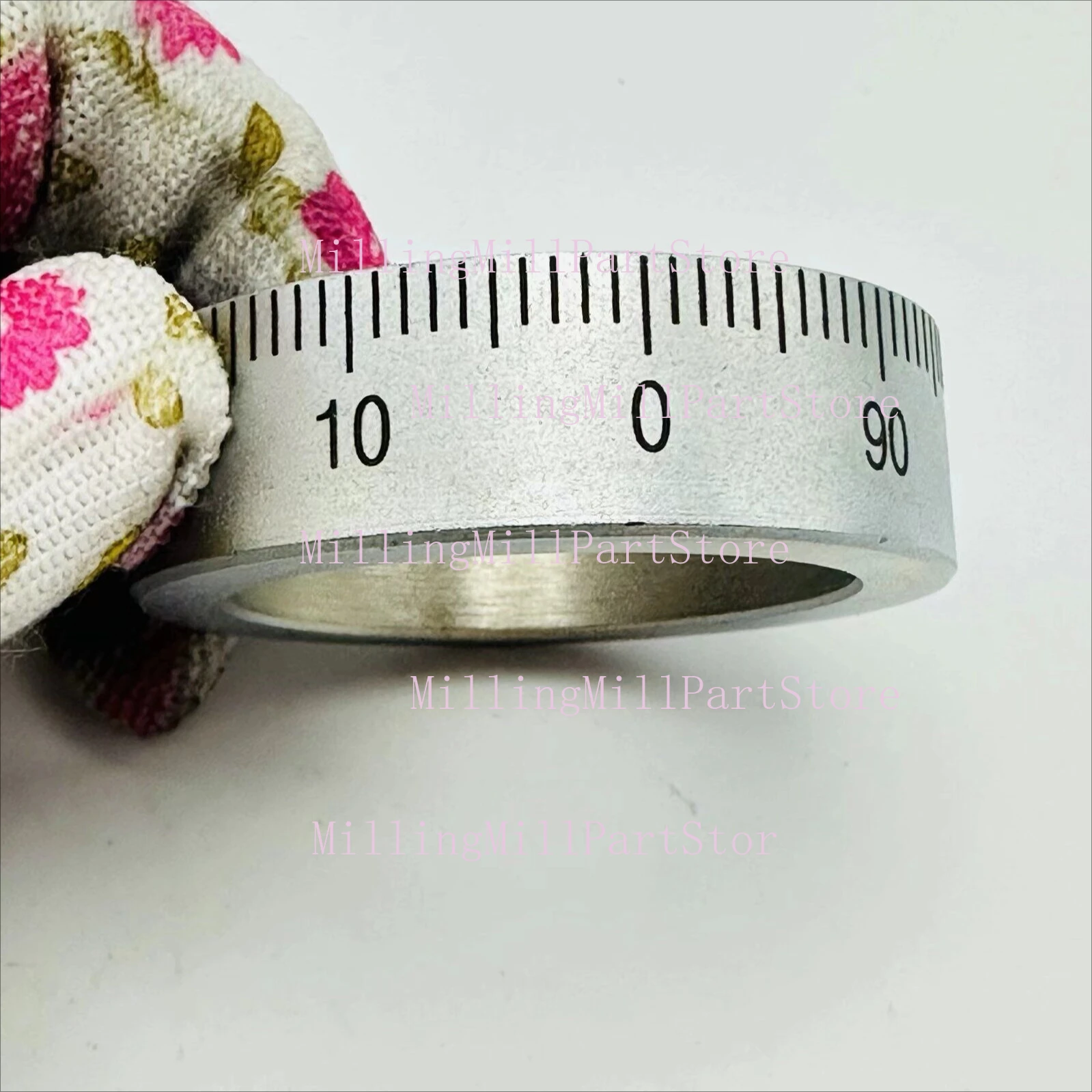 1pc 0-100 Dial Outer Diameter 50x Inner Hole 30/25/38x Thick 15mm Scale Ring Steel Machine Tool Accessories Accurate Durable