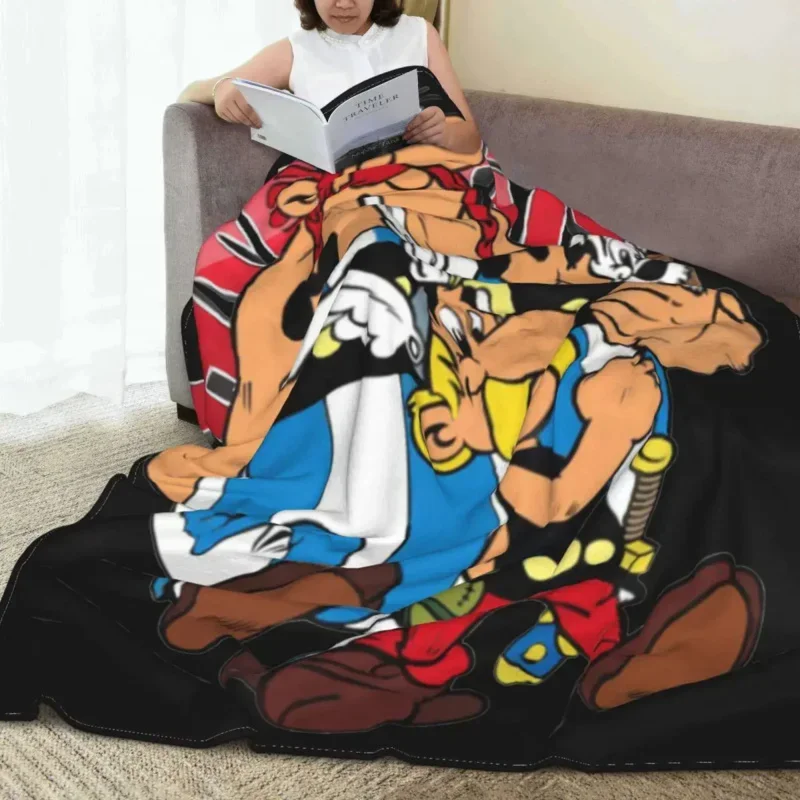 بطانية من القطيفة النجمة والأوبليكس ، رمي دافئ مضحك ، غطاء كرسي ، أريكة ، صيف