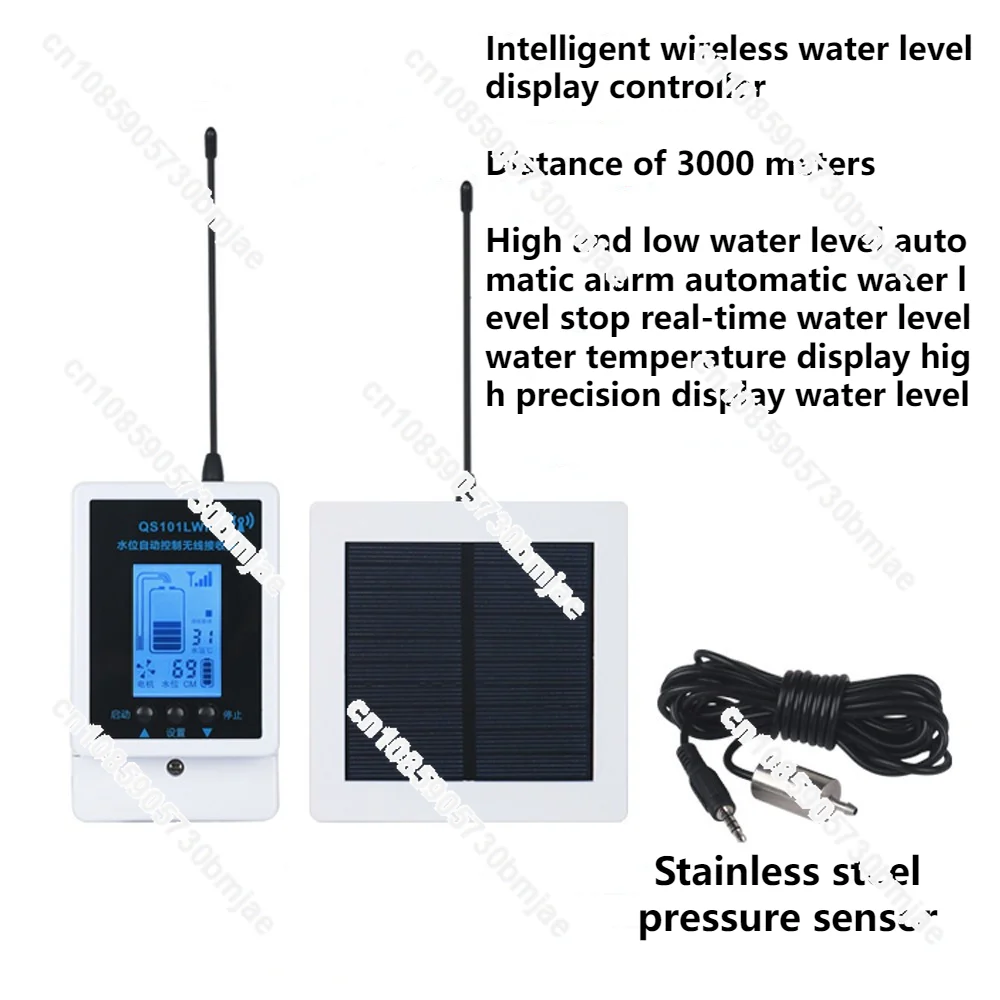 Remote Intelligent Wireless Water Level Controller Automatic Water Level Monitoring Display Tank Level Measurement