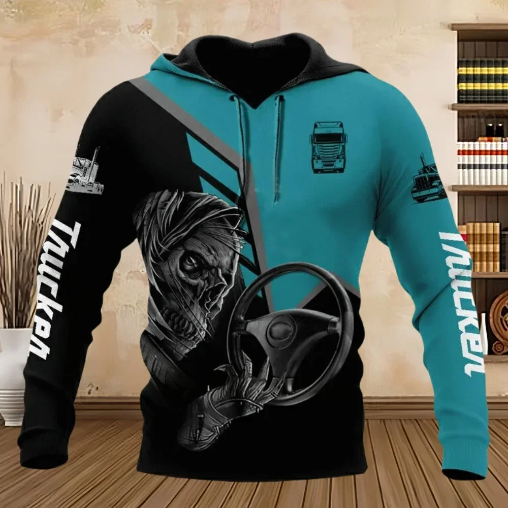 2026 Neuer Herren-Hoodie Mode Elektriker 3D-Druck Uniform Freizeit Pullover Hoodies Übergroßer Vintage Hip Hop Harajuku Sweatshirt – Detail 3