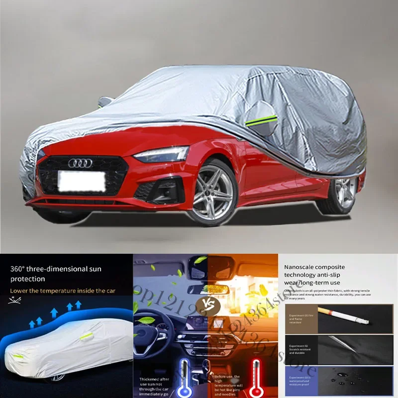 

For Audi A5 Auto Anti snow Anti dust Anti uv Anti peeling paint And Anti Rainwater 210t car cover Car cover protection